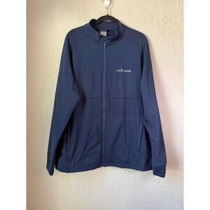 The Players Golf Jacket Mens XL Navy Full Zip Athleisure Track Jacket